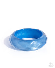 Load image into Gallery viewer, Clear Clairvoyance - Blue (Acrylic) Bangle Bracelet
