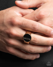 Load image into Gallery viewer, Generous Glam - Black (Painted Backdrop) Ring

