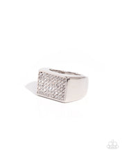 Load image into Gallery viewer, Successful Shimmer - White (Rhinestone) Ring
