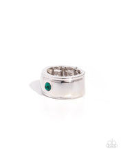Load image into Gallery viewer, Polished Peace - Green Ring
