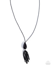 Load image into Gallery viewer, Tassel Transformation - Black Necklace
