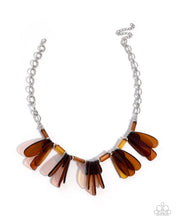 Load image into Gallery viewer, Colorful Claim - Brown Necklace

