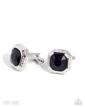 Load image into Gallery viewer, Humble Hallmark - Black Gem  Cuff Link
