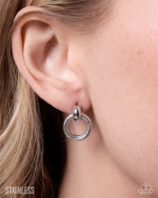 Load image into Gallery viewer, Harmonious Haute - Silver (Stainless Steel) Post Earring
