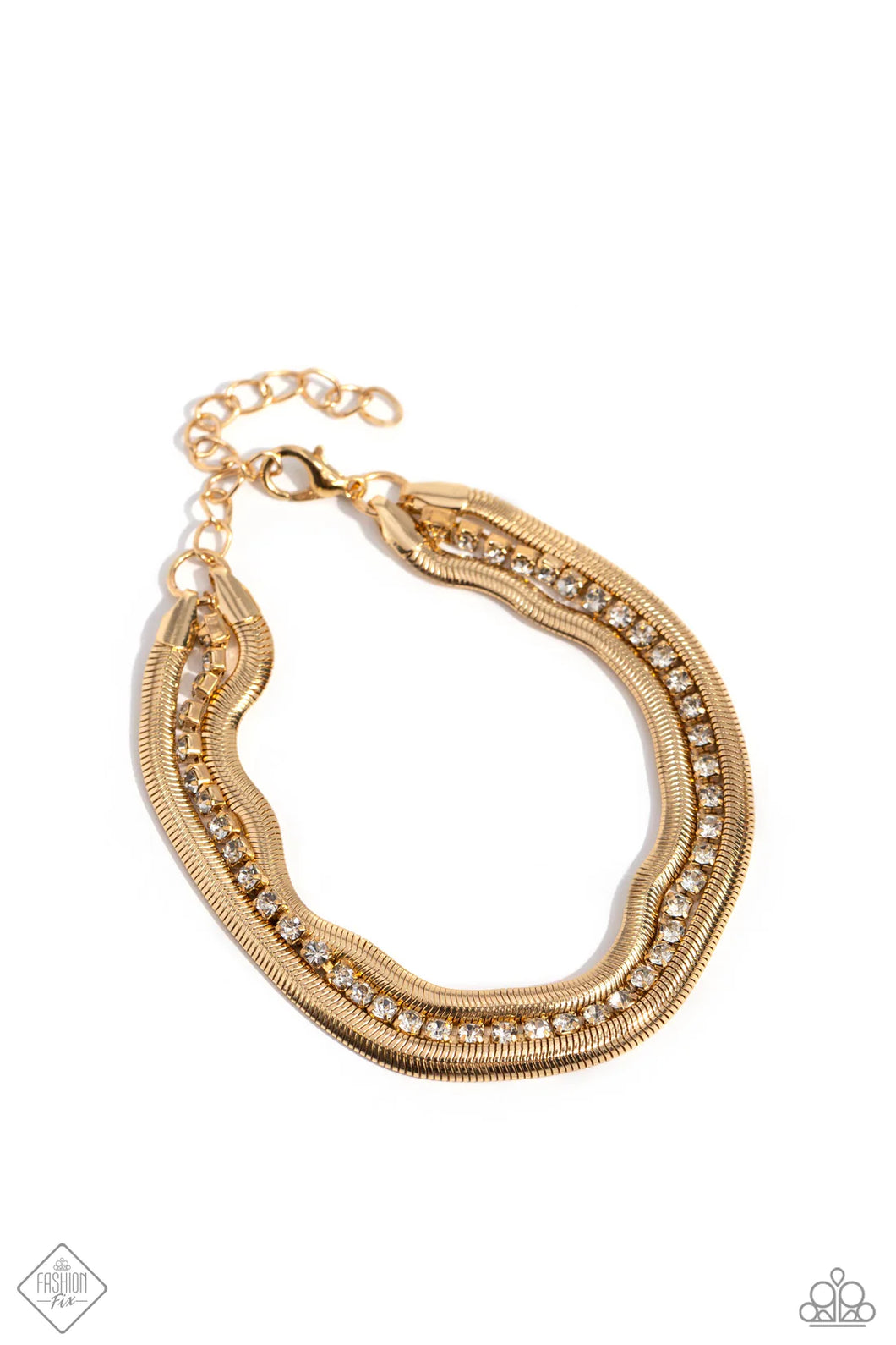 A SQUARE Treasure - Gold Bracelet (MM-0224)