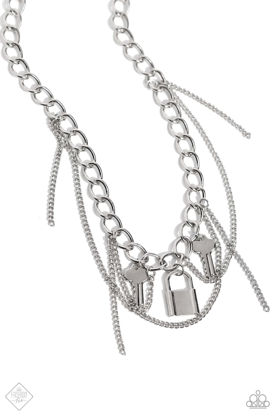 Against the LOCK - Silver Necklace (MM-0124)