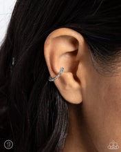 Load image into Gallery viewer, Beginning Bling - Multi (Multicolored Rhinestone) Cuff Earring
