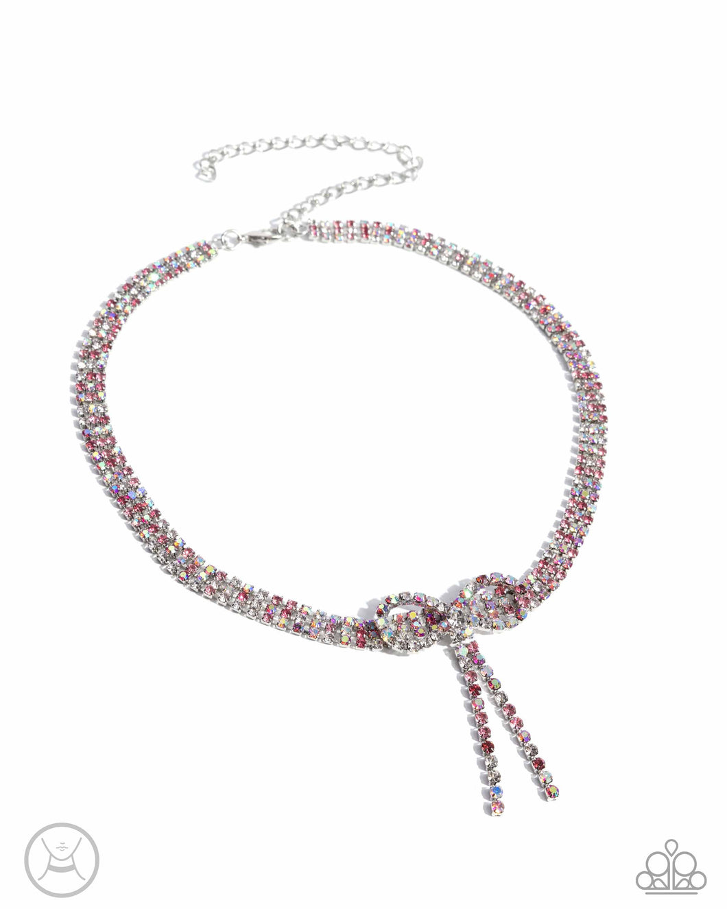 Buckingham Bow - Pink (Bow) Choker Necklace (LOP-0225)