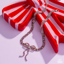 Load image into Gallery viewer, Buckingham Bow - Pink (Bow) Choker Necklace (LOP-0225)
