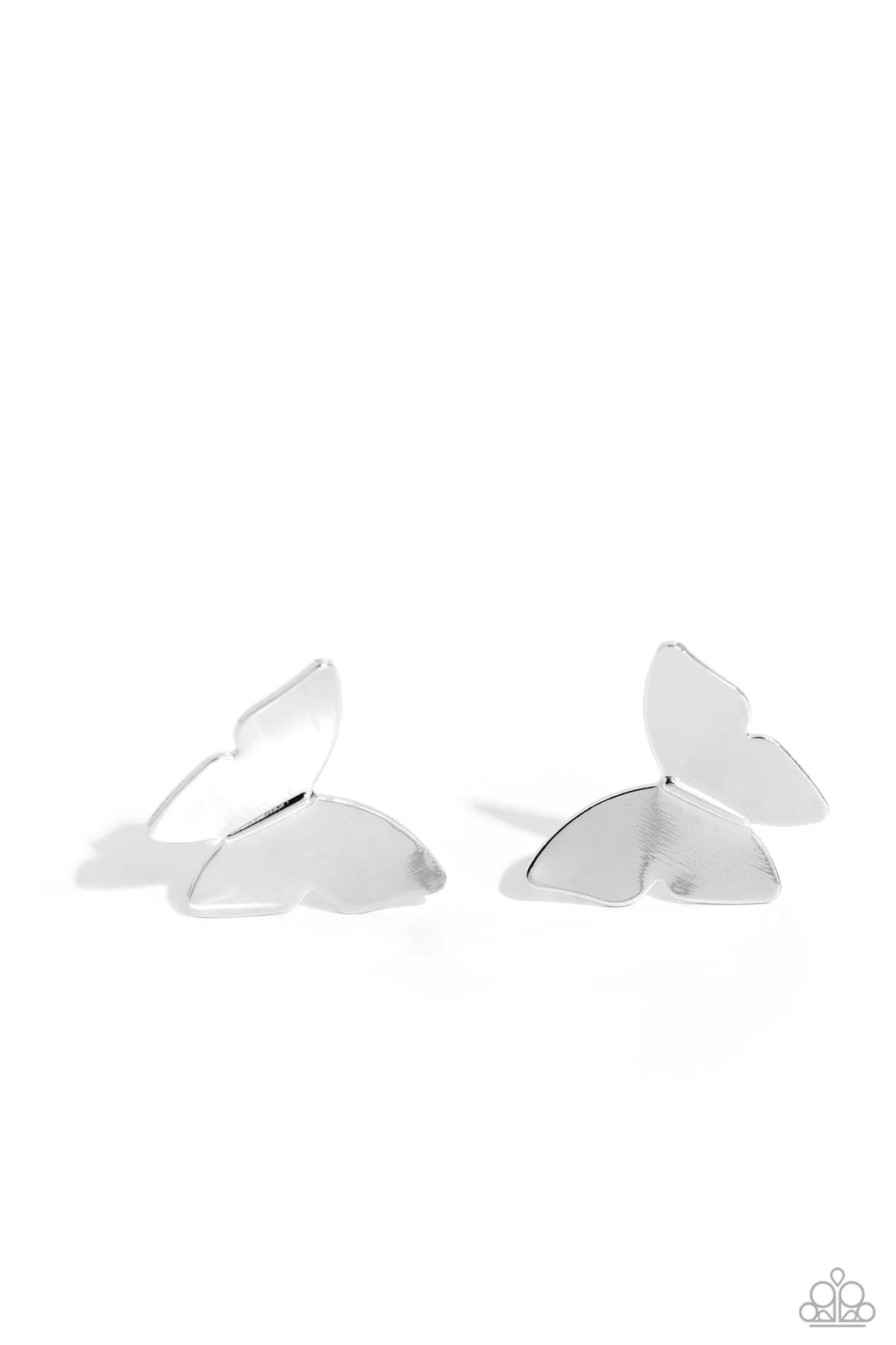 Butterfly Beholder - Silver Post Earring