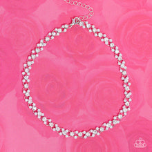 Load image into Gallery viewer, Classy Couture - White Pearls and Gem) Choker Necklace (LOP-0623)
