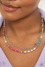 Load image into Gallery viewer, Coastal Composition - Pink Necklace (SS-0123)
