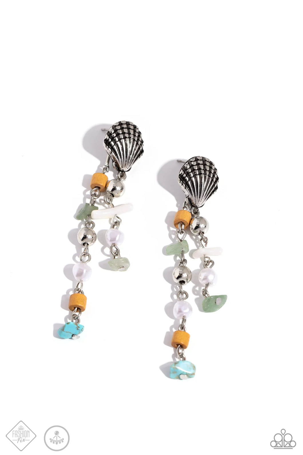 Coastline Collection - Multi Double-Sided Post Earring (SSF-0324)