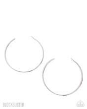 Load image into Gallery viewer, Colossal Couture - Silver Hoop Earring
