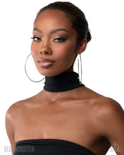 Load image into Gallery viewer, Colossal Couture - Silver Hoop Earring
