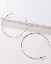 Load image into Gallery viewer, Colossal Couture - Silver Hoop Earring
