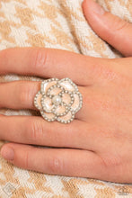 Load image into Gallery viewer, Debonair Delight - White (Pearl) Ring (FFA-0124)

