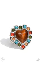 Load image into Gallery viewer, Desertscape Decadence - Brown (Heart) Ring  (SSF-1223)
