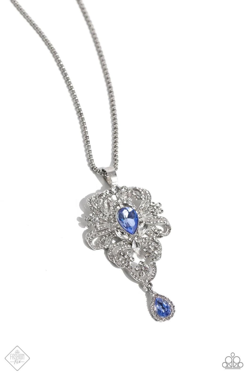 Elegance Personified - Blue Necklace (FFA-0224)