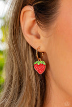 Load image into Gallery viewer, Fashionable Fruit - Gold Hoop Earring (SS-0324)
