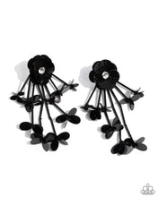 Load image into Gallery viewer, Floral Future - Black Post Earring (LOP-0424)
