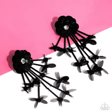 Load image into Gallery viewer, Floral Future - Black Post Earring (LOP-0424)
