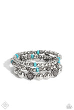 Load image into Gallery viewer, Garden Party Passion - Blue Bracelet (SSF-1123)
