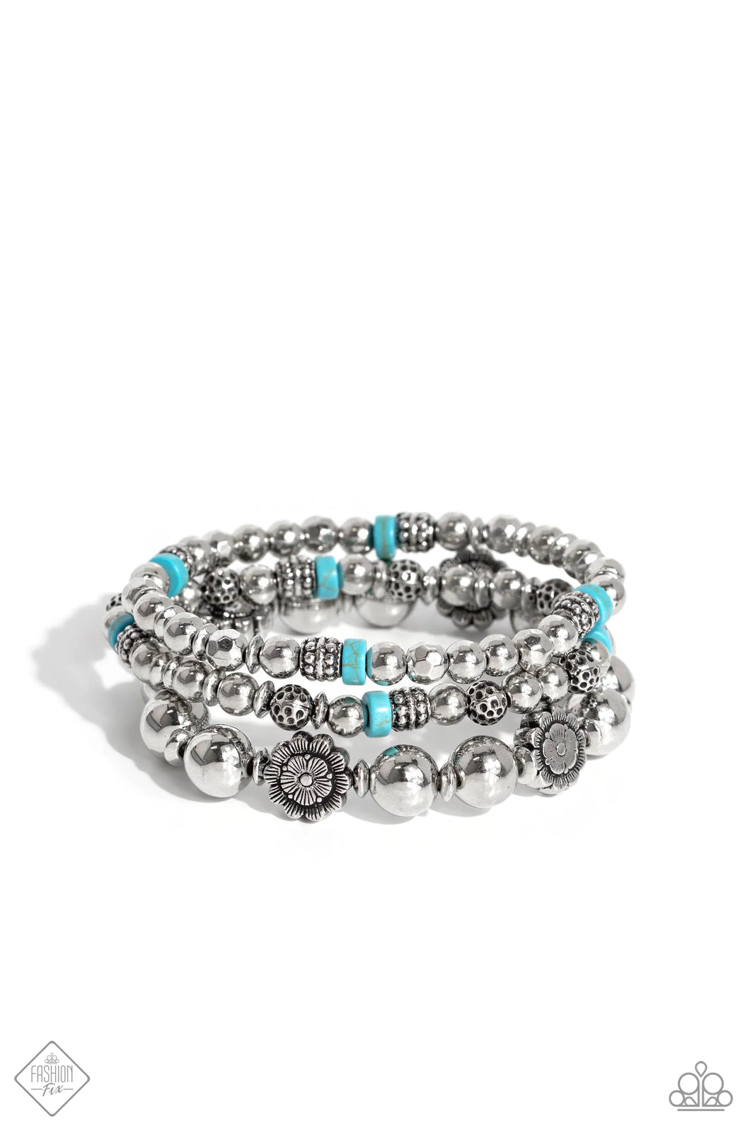 Garden Party Passion - Blue Bracelet (SSF-1123)