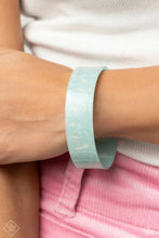 Load image into Gallery viewer, Pastel Pairing - Blue Cuff Bracelet (GM-0324)
