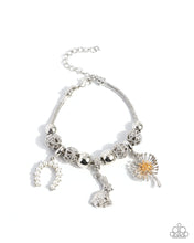 Load image into Gallery viewer, Graceful Godsend - White (Charm) Bracelet (LOP-0225)
