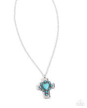 Load image into Gallery viewer, Heavenly Color - Blue (Turquoise) Necklace
