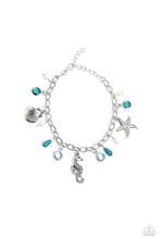 Load image into Gallery viewer, Seahorse Serenade Blue Bracelet
