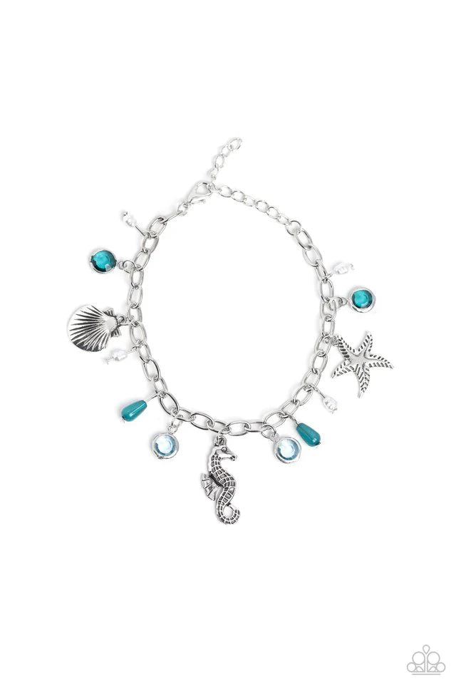 Seahorse Serenade Blue Bracelet