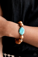 Load image into Gallery viewer, Abundantly Artisan - Blue Bracelet (SSF-0621)
