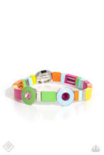 Load image into Gallery viewer, Colorblock Cameo - Mult Bracelet (SS-0523)
