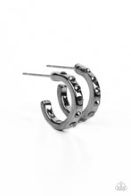 Load image into Gallery viewer, Gallant Glitz - Black (Gunmetal) Earring
