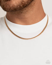 Load image into Gallery viewer, Curb the Peace - Gold Necklace
