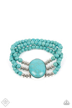 Load image into Gallery viewer, Stone Pools - Blue (Turquoise) Bracelet (SSF-0522)
