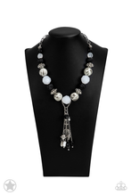 Load image into Gallery viewer, Break A Leg! - Black and White Necklace
