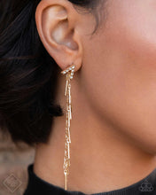 Load image into Gallery viewer, Linear Landmark - Gold Post Earring (MM-0524)
