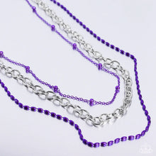 Load image into Gallery viewer, Mardi Gras Mayhem - Purple  Necklace
