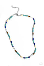 Load image into Gallery viewer, Oasis Outline - Blue Necklace
