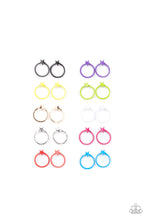 Load image into Gallery viewer, Starlet Shimmer - Dainty Star Frame and Dainty Hoop Earring
