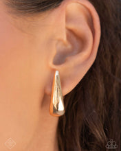 Load image into Gallery viewer, Positive Change - Gold Hoop Earring (SS-0924)
