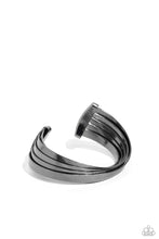 Load image into Gallery viewer, Rebellious Ribbons - Black (Gunmetal) Bracelet
