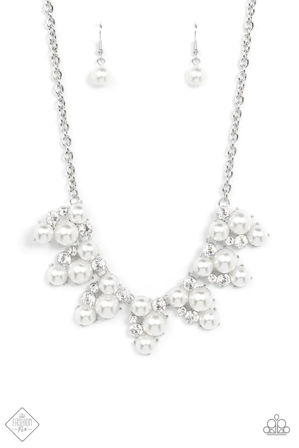 Renown Refinement - White (Pearl) Necklace (FFA-1021)