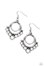 Load image into Gallery viewer, Rustic Rotary - Silver Earring
