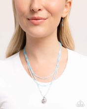 Load image into Gallery viewer, Spiral Safari - Blue Necklace

