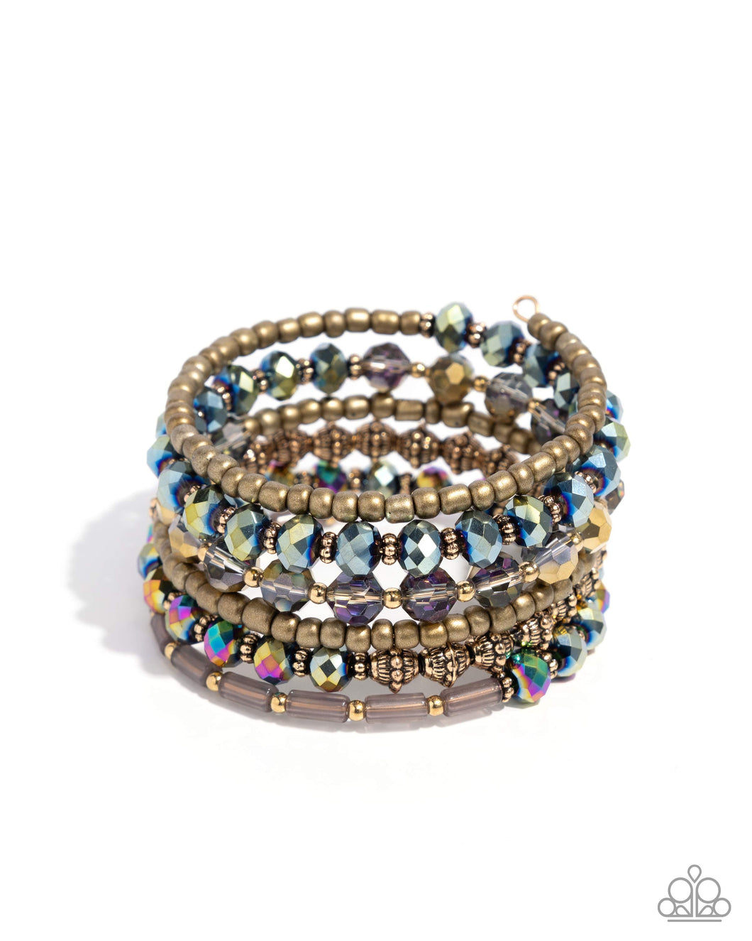 Stacked Surprise - Multi (Coil) Bracelet (LOP-0525)