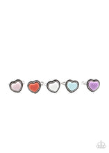 Load image into Gallery viewer, Starlet Shimmer Colorful Heart Ring
